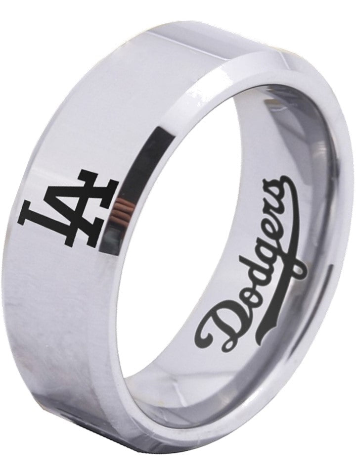 LA Dodgers Ring | Silver Wedding Ring | Sizes 4-17 – Exclusive Rings