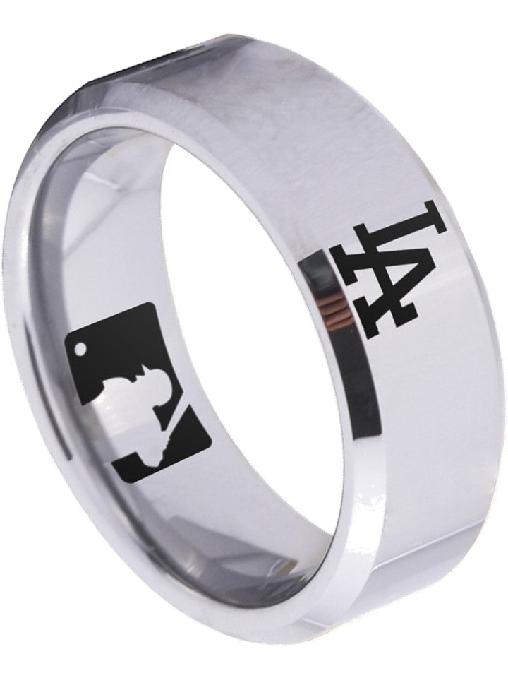 MLB SILVER925 RING Dodgers サイズ20 未使用 LA Dodgers Ring Silver Ring 8mm Tungsten Ring #mlb #dodgers