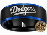 LA Dodgers Ring | Black & Blue | Customizable