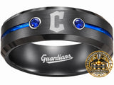 Cleveland Guardians Ring | Black & Blue | Customizable
