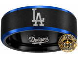 LA Dodgers Ring | Black & Blue | Customizable