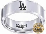 LA Dodgers Ring | Silver Wedding Ring | Customizable