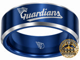 Cleveland Guardians Ring | Blue & Silver | Customizable