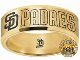 San Diego Padres Ring | Gold | Wedding Band