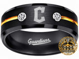 Cleveland Guardians Ring | Black & Gold | Customizable