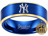 New York Yankees Ring | Blue & Gold | Customizable
