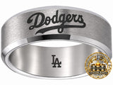 LA Dodgers Ring | Silver | Wedding Band