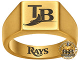 Tampa Bay Rays Ring | Gold Signet Ring | Customizable