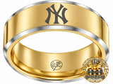 New York Yankees Ring | Gold & Silver | Customizable