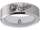 Baltimore Orioles Ring Orioles Silver Wedding Ring #orioles #mlb Sizes 6 - 13