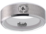 Boston Red Sox Ring Red Sox Wedding Ring Silver Sizes 6 - 13