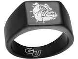 Gonzaga Bulldogs Ring Black Titanium Ring Sizes 8 - 12 #gonzaga #bulldogs