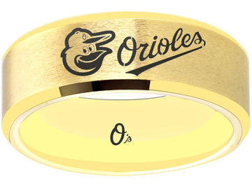 Baltimore Orioles Ring Orioles Gold Wedding Ring #orioles #mlb