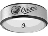 Baltimore Orioles Ring silver & black Wedding Ring #orioles #mlb