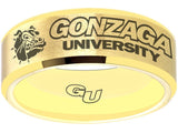 Gonzaga Bulldogs Ring Gold Wedding Ring Sizes 6 - 13 #gonzaga #bulldogs
