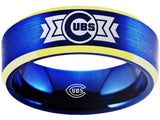 Chicago Cubs Ring Blue & Gold Wedding Ring Sizes 6 - 13 #chicago #cubs
