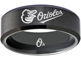 Baltimore Orioles Ring Orioles Black Wedding Ring #orioles Sizes 6 - 13