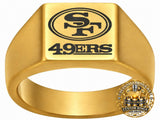 49ers Signet Ring | Gold | Customizable