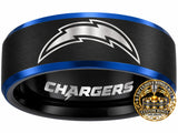 LA Chargers Ring | Black & Blue | Customizable