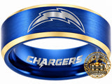 LA Chargers Ring | Blue & Gold | Customizable