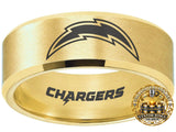 Los Angeles Chargers Ring | Gold | Customizable