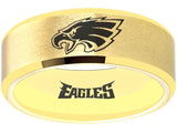 Philadelphia Eagles Ring Gold Wedding Ring #philadelphia #eagles #weddingring