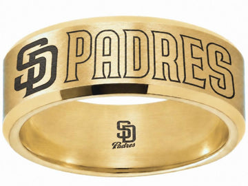 San Diego Padres Ring | Gold | Wedding Band