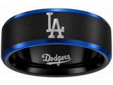 LA Dodgers Ring | Black & Blue | Customizable