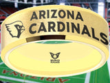 Arizona Cardinals Ring Gold Wedding Band | Sizes 6 - 13 #arizonacardinals #nfl