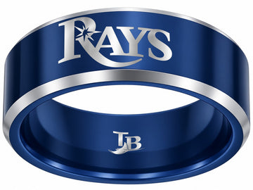 Tampa Bay Rays Ring | Blue & Silver | Customizable