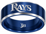 Tampa Bay Rays Ring | Blue & Silver | Customizable