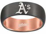 Oakland A's Ring | Black & Green | Customizable