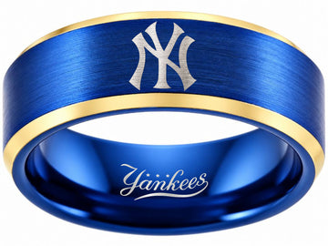 New York Yankees Ring | Blue & Gold | Customizable