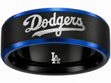 LA Dodgers Ring | Black & Blue | Customizable