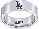 LA Dodgers Ring | Silver Wedding Ring | Customizable