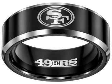 San Francisco 49ers Ring | Black & Silver