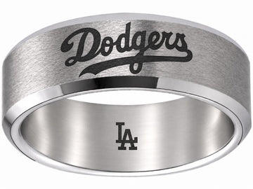 LA Dodgers Ring | Silver | Wedding Band
