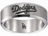 LA Dodgers Ring | Silver | Wedding Band