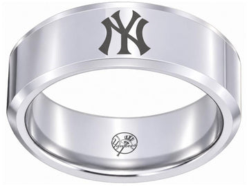 New York Yankees Ring | Silver | Customizable