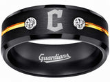 Cleveland Guardians Ring | Black & Gold | Customizable