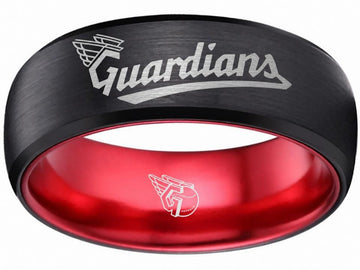 Cleveland Guardians Ring | Black & Red | Customizable