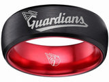 Cleveland Guardians Ring | Black & Red | Customizable