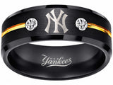 New York Yankees Ring | Black & Gold | Customizable