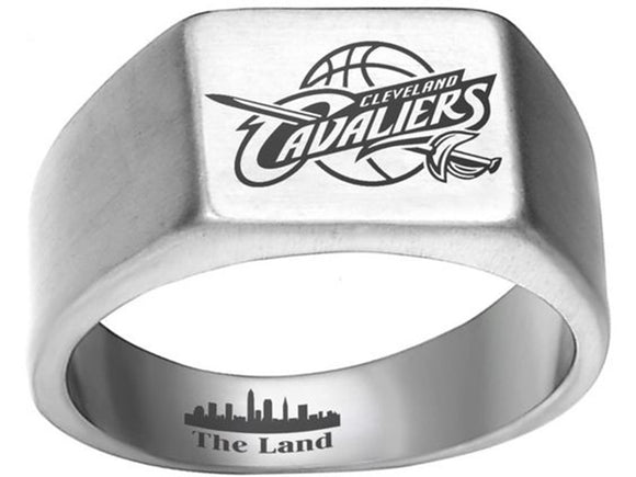 Cleveland Cavaliers Ring Cavs Silver 10mm Ring Sizes 8-12 #cavs #nba