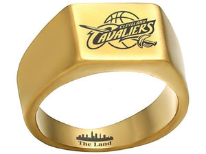 Cleveland Cavaliers Ring Cavs Gold 10mm Ring Sizes 8-12 #cavs #nba