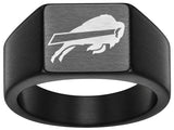 Buffalo Bills Ring | Black Signet Ring | Customizable