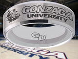 Gonzaga Bulldogs Ring Silver Wedding Ring Sizes 6 - 13 #gonzaga #bulldogs