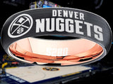 Denver Nuggets Ring: Black & Rose Gold Wedding Band | Sizes 5-13 | #Denver #Nuggets #5280