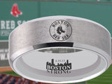 Boston Red Sox Ring Red Sox Wedding Ring Silver Sizes 6 - 13