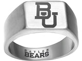 Baylor Bears Ring Silver Titanium Baylor Ring | Sizes 8-12 #bu #baylor #bears